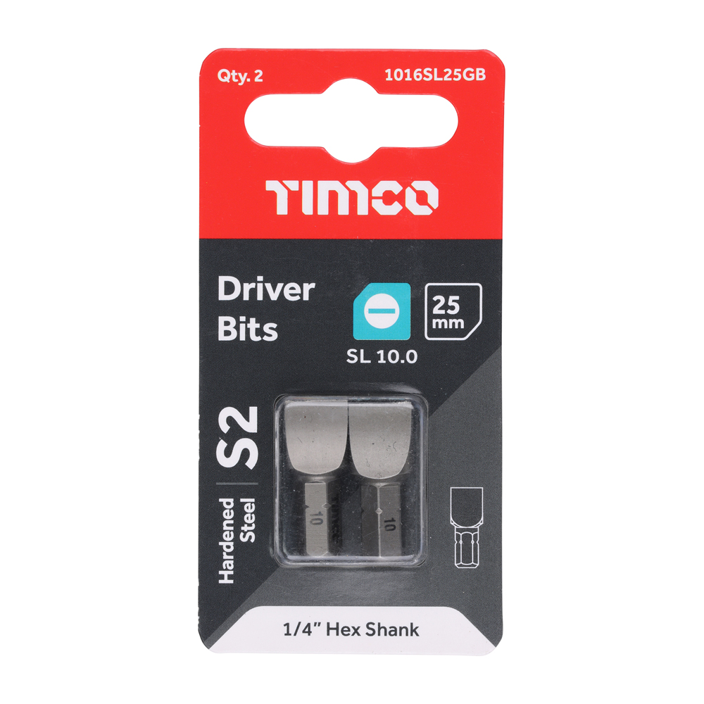 Timco Slotted Driver Bit - S2 Grey