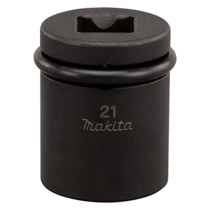 Makita Impact Socket 1/2in Square Drive 21mm (41mm Long)