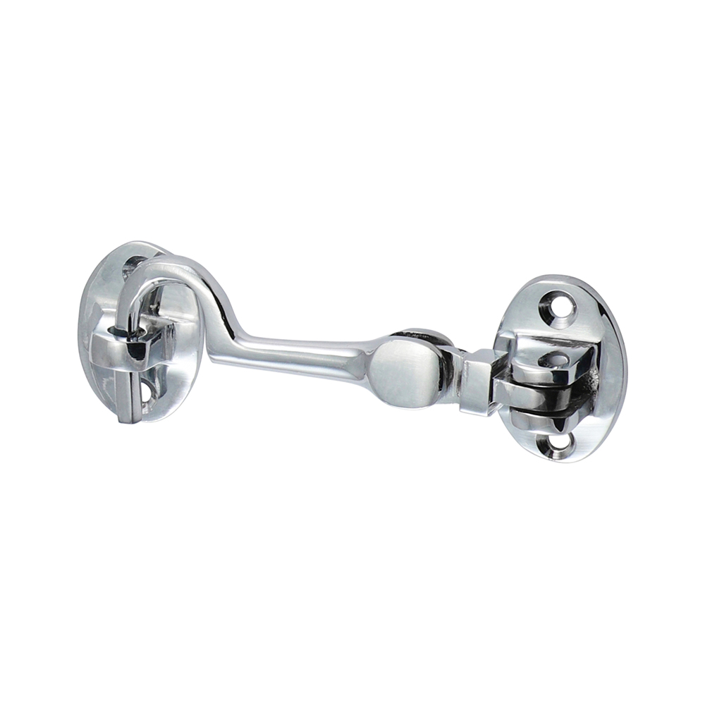 Timco 75mm - Cabin Hook - Polished Chrome - TIMpac of 1
