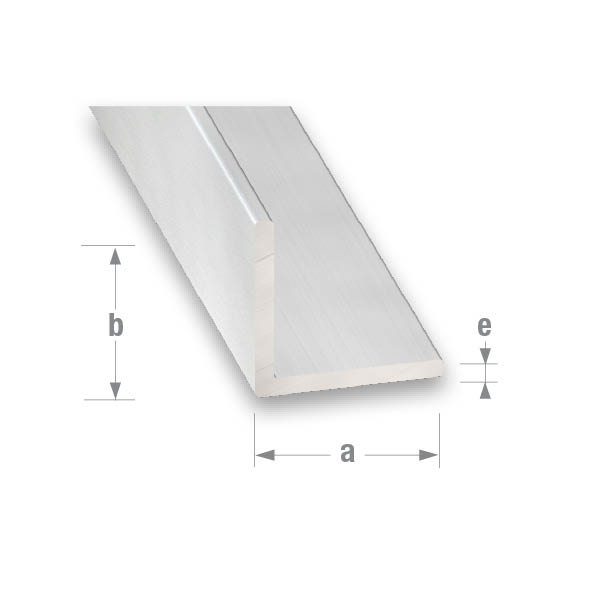 CQFD Anodised Aluminium Equal Corner 15mm x 15mm x 1.5mm - 2m