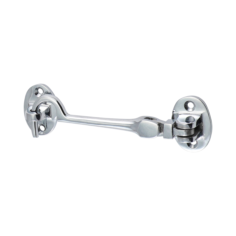 Timco 100mm - Cabin Hook - Polished Chrome - TIMpac of 1