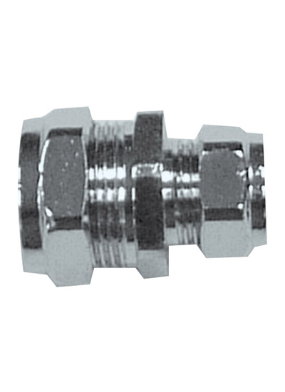 Chrome Plated Compression Reducing Coupling - 15mm x 12mm