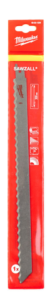 Milwaukee Sawzall Blade 300mm for Insulation Material / Carton / Foam (5 Piece) - 48001084