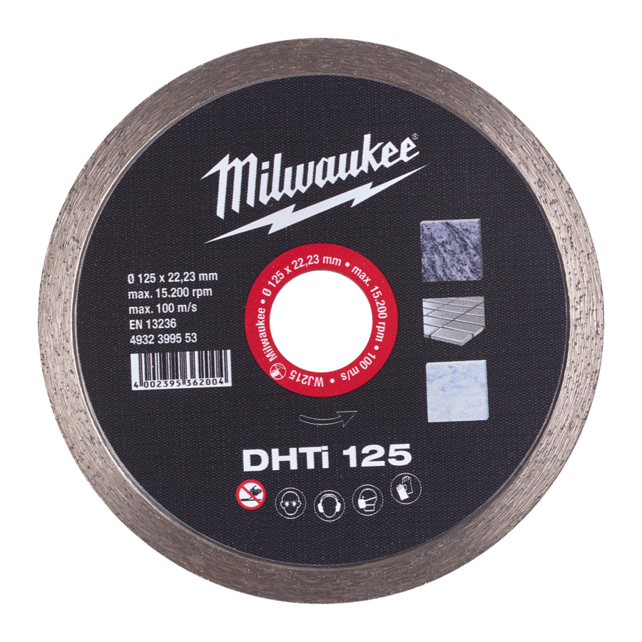 Milwaukee DHTI 125mm Tile Cutting Blade - 4932399553
