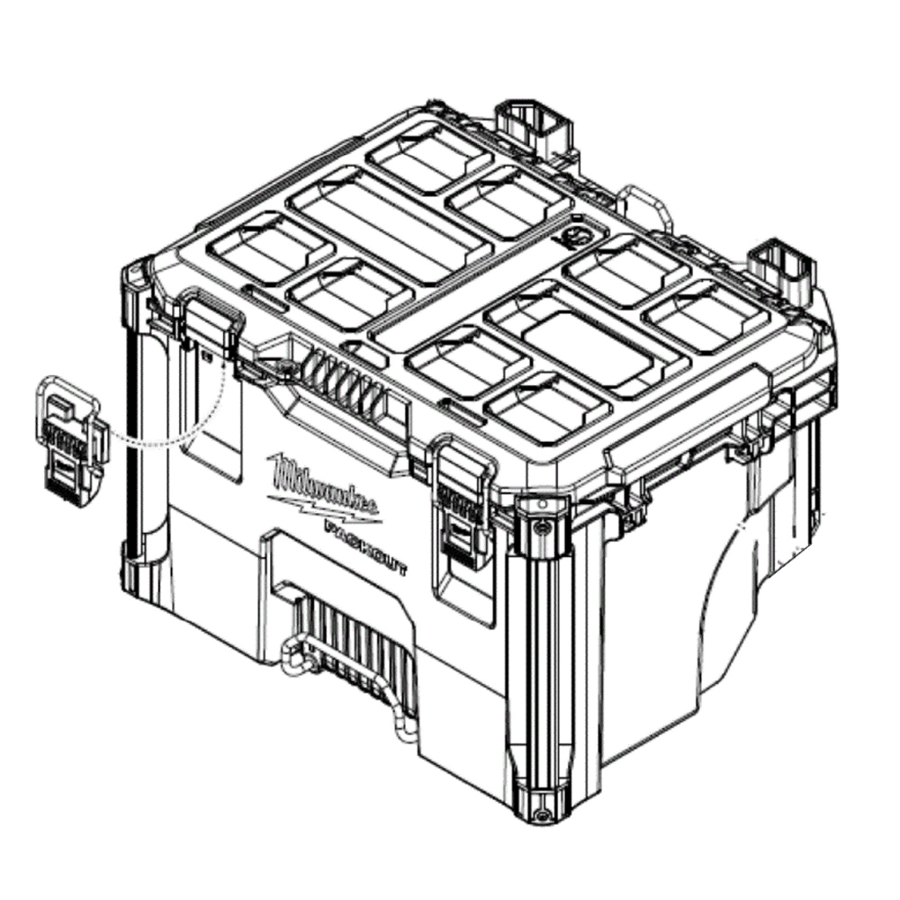 Milwaukee Packout - Spare Part - Packout Box Carcase - 4932464078-CARCASE