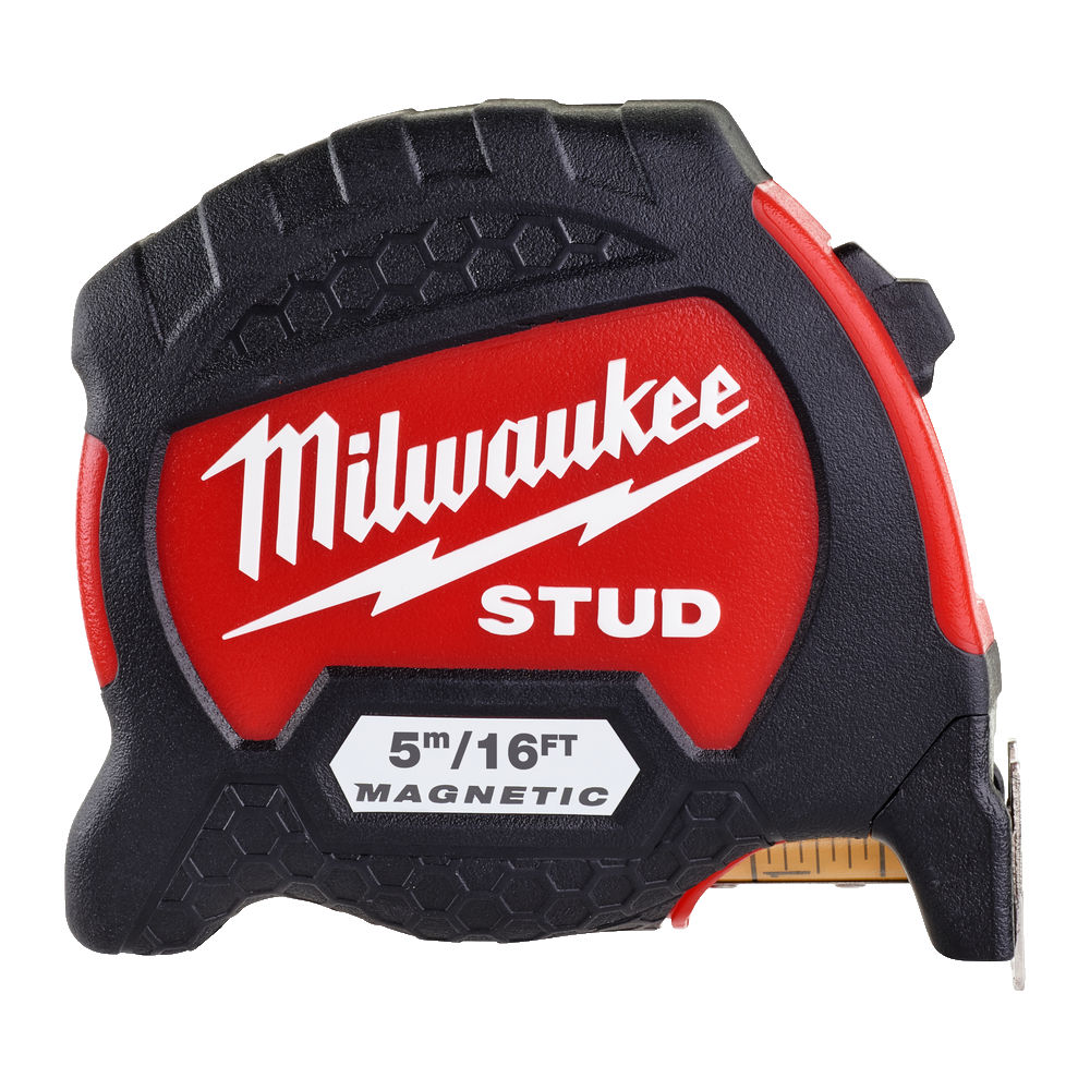 Milwaukee Stud Magnetic Tape Measure Metric/Imperial 5m/16ft - 4932471628