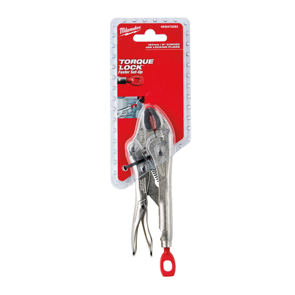 Milwaukee 5in Torque Lock Curved Jaw Pliers - 4932472263