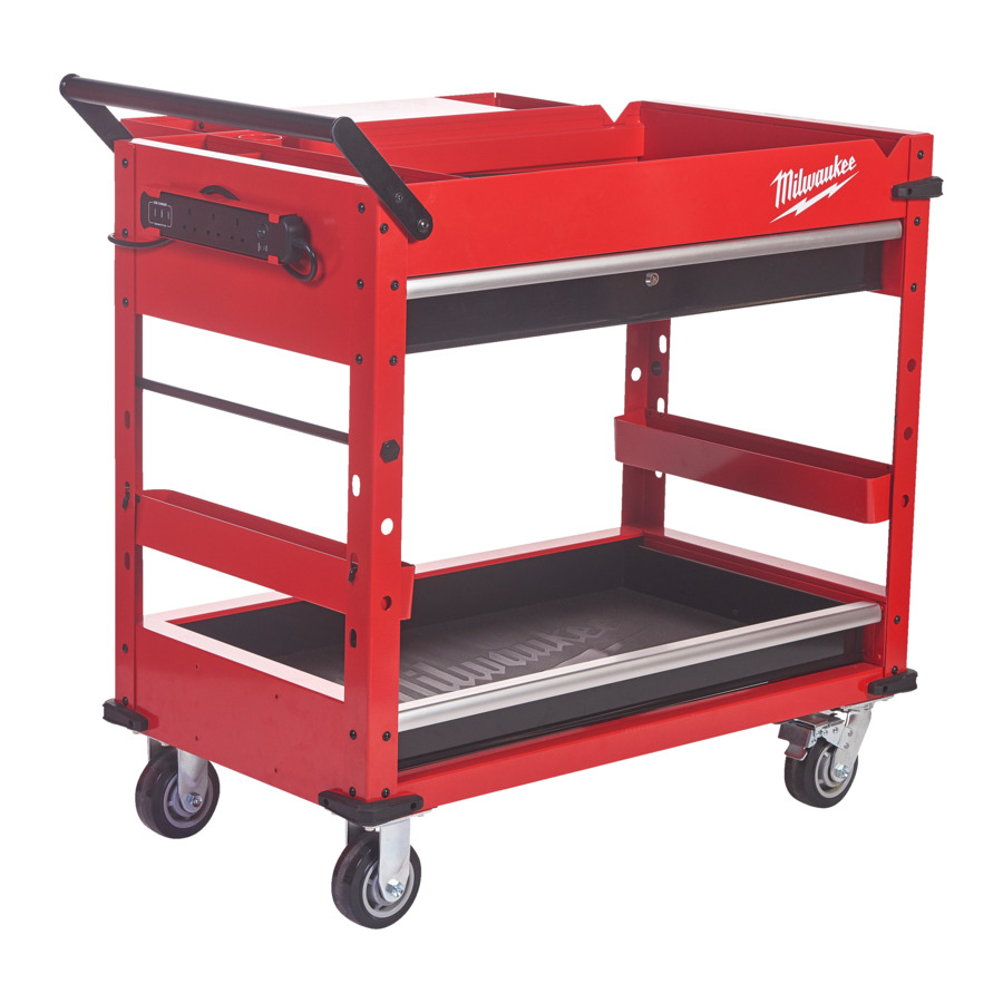 Milwaukee Toolguard 40" / 102cm Steel Work Cart Tool Storage Packout