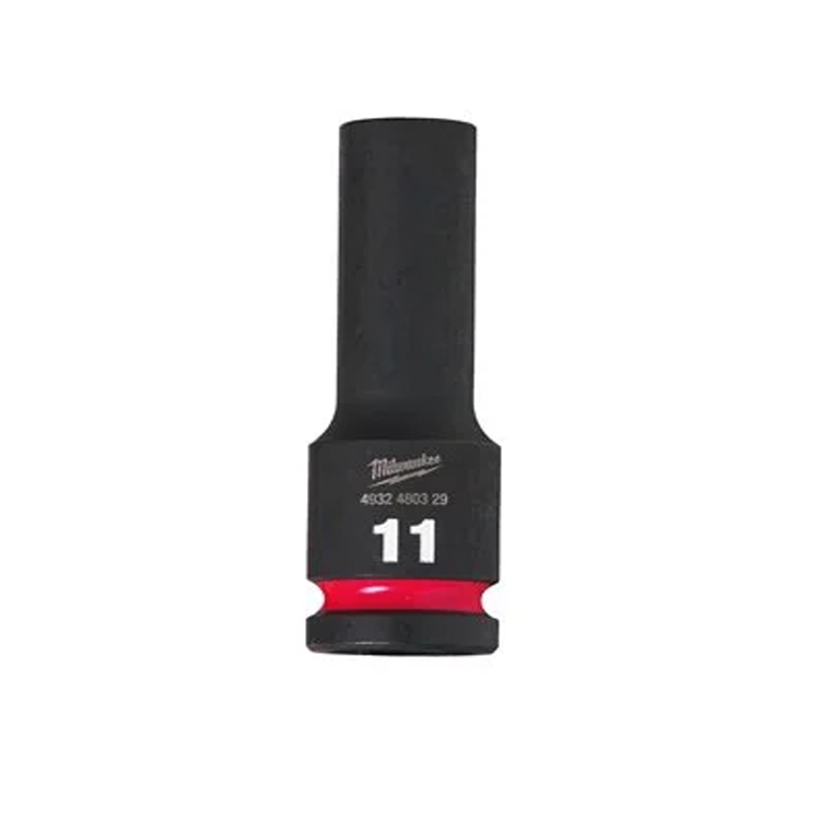 Milwaukee 11mm 1/2in Shockwave Impact Duty - Impact Socket Deep - 4932480329