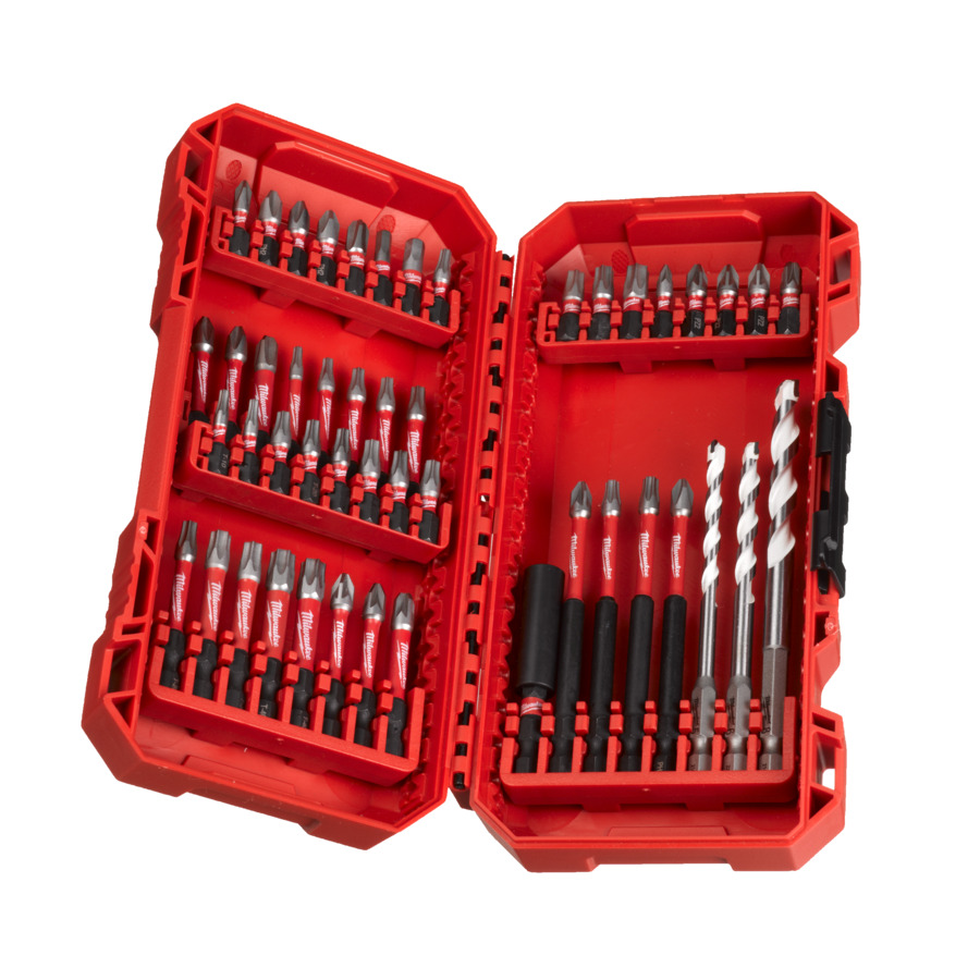 Milwaukee Shockwave Impact Sets - 48pc Screwdriver Bit Set - 4932492005