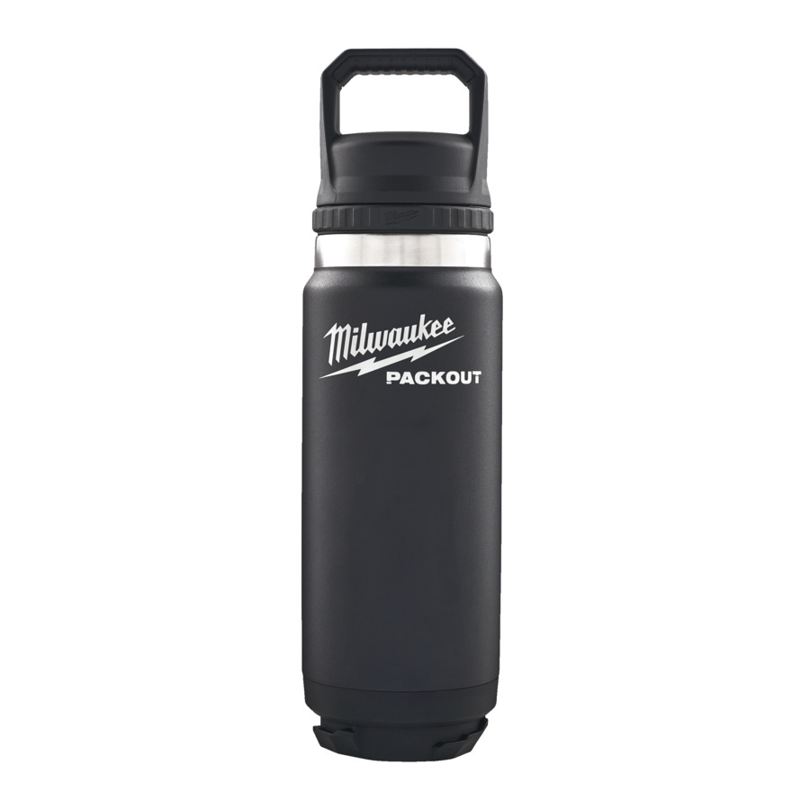 Milwaukee Packout - Packout Tumbler Bottle Chug Lid 710ml - Black - 4932493466