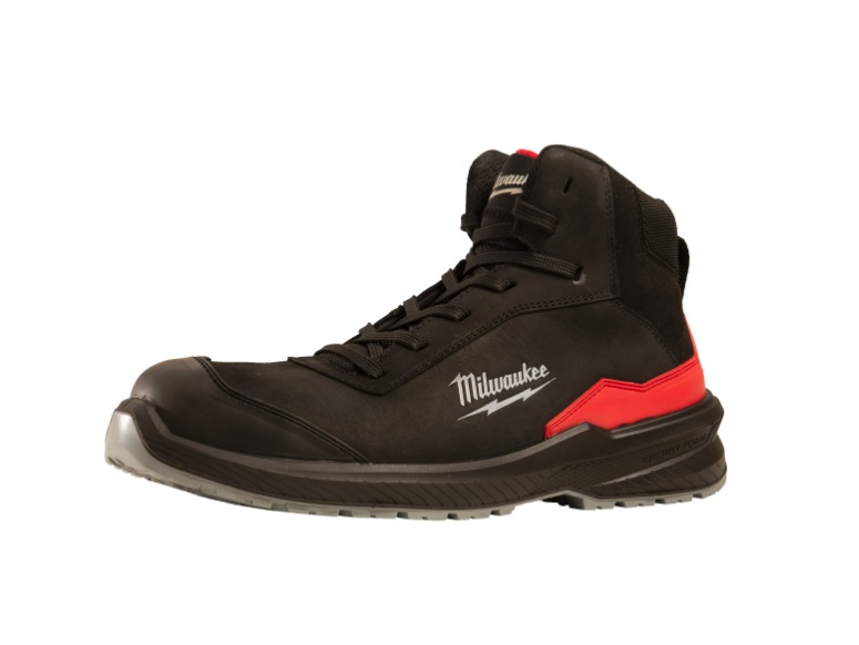 Milwaukee Flextred Footwear - S3S Mid Cut Boot - Black - Size 12