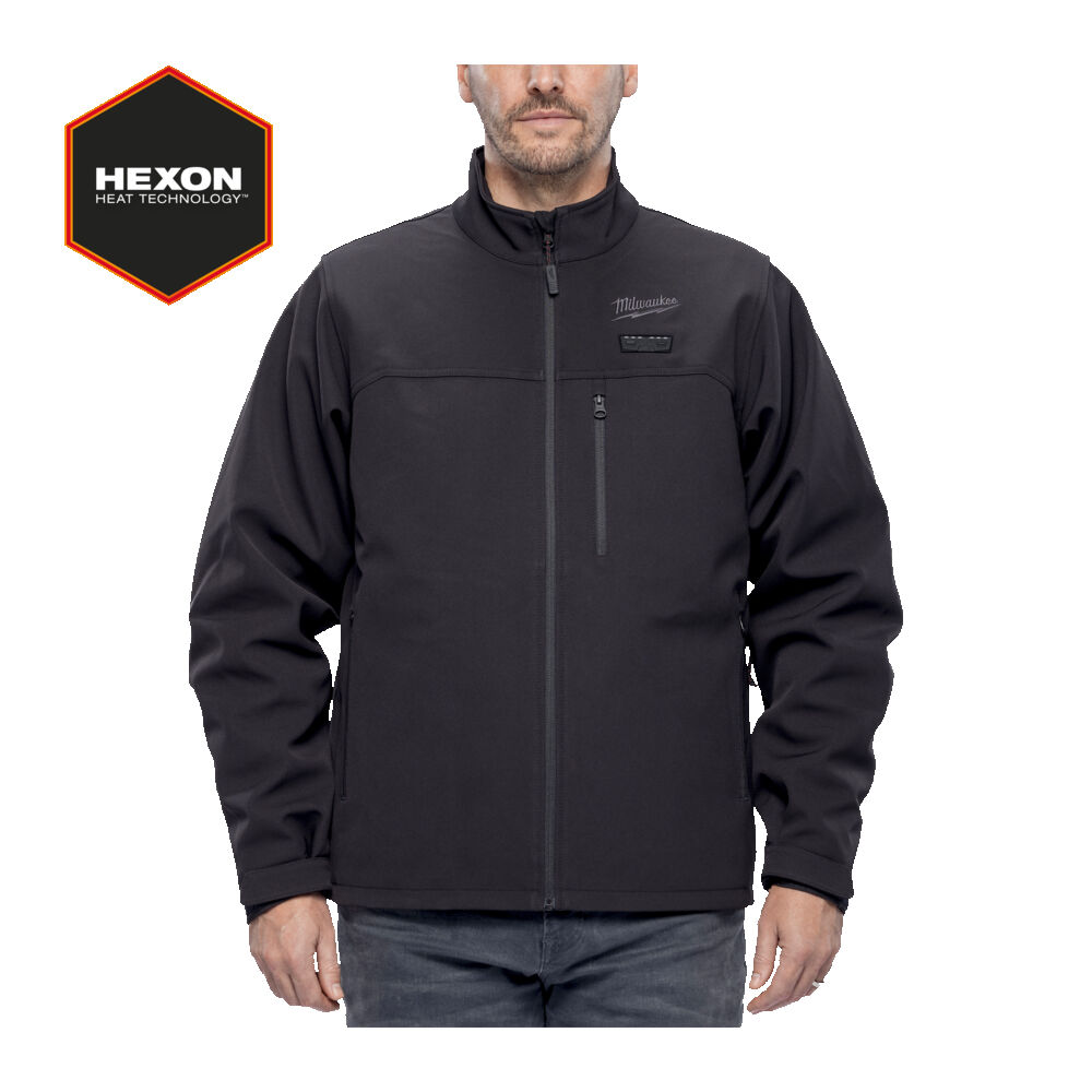 Milwaukee M12HJBL6-0 / 4932493819 12v Hexon Heated Premium Jacket Black - S