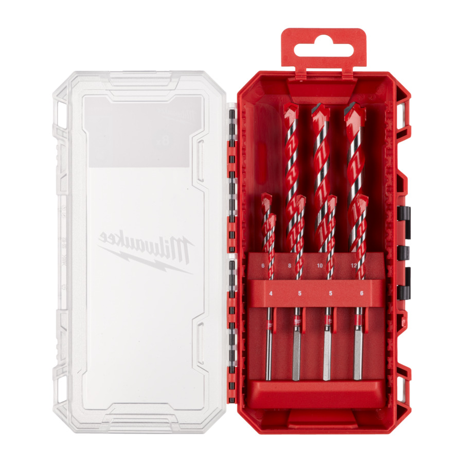 Milwaukee Premium Hammer Drill Set 8pc - 4932493881