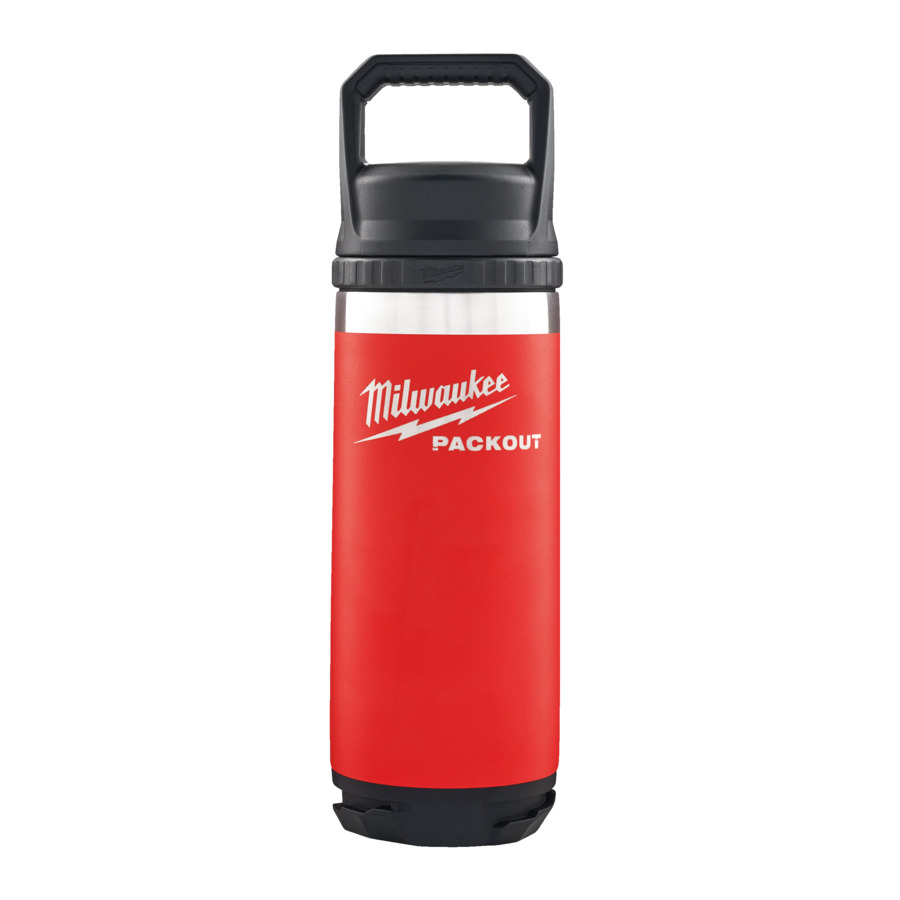 Milwaukee Packout - Packout Tumbler Bottle Chug Lid 532ml - Red - 4932493991
