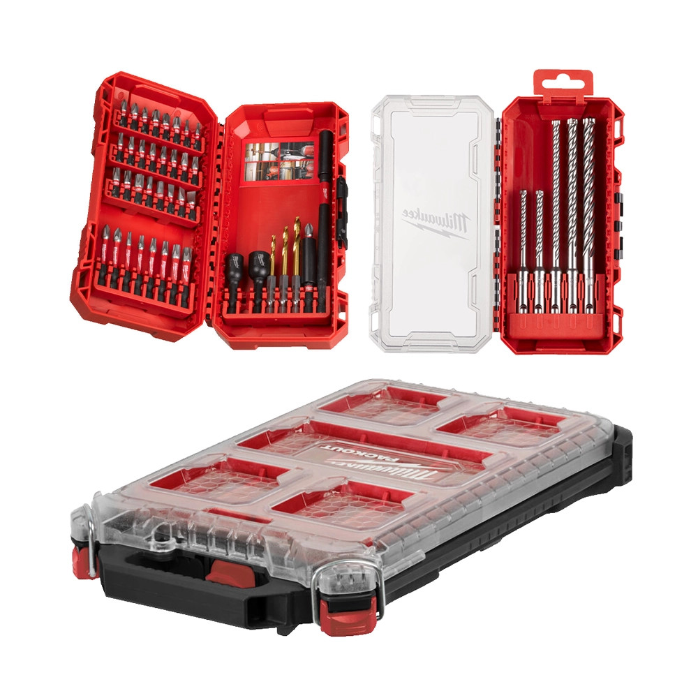 Milwaukee Packout - 45pcs Shockwave Accessory Set