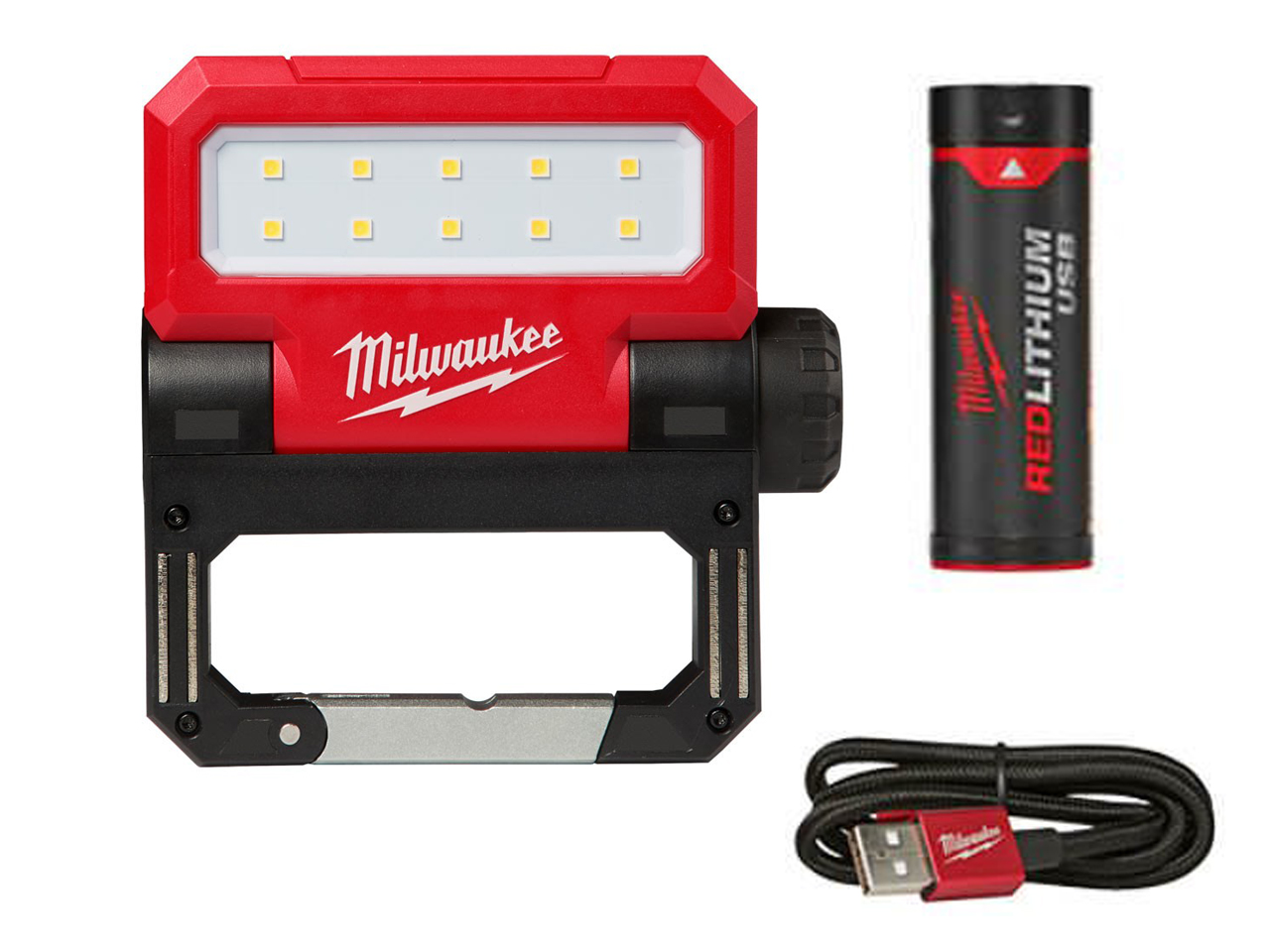 Milwaukee L4FFL-301 Flood Light USB Rechargeable Folding - 4933479766