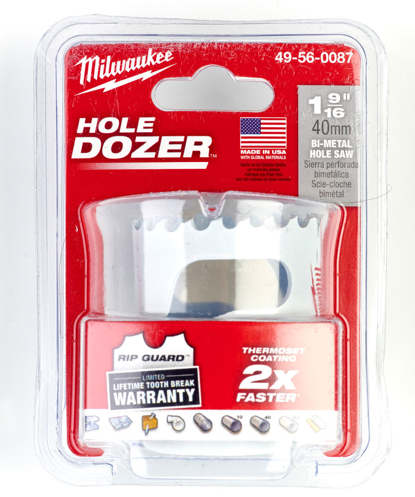 Milwaukee Bi-Metal Holesaw 40mm (Hole Dozer)