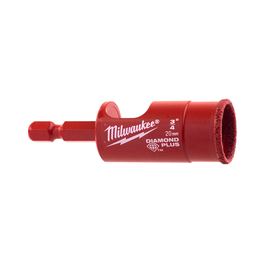 Milwaukee 20mm Diamond Plus 1/4in Wet / Dry Drill Bit 49560515