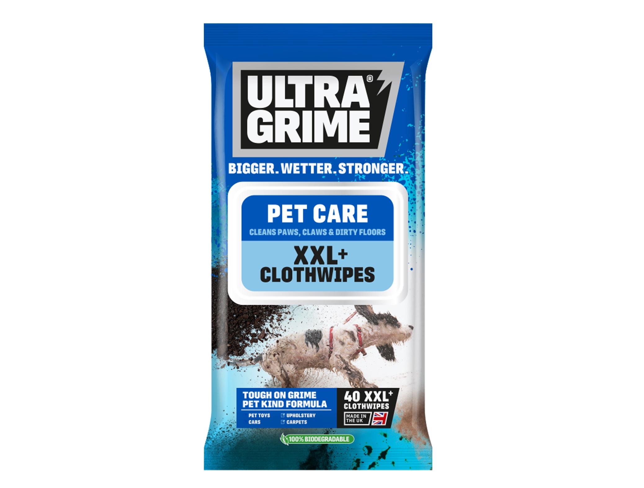 UltraGrime Pet Care XXL Clothwipes - 5470 - 40PK