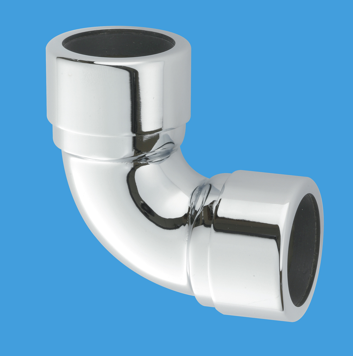 McAlpine 42mm 90 Degree Elbow Chrome Plated Compression