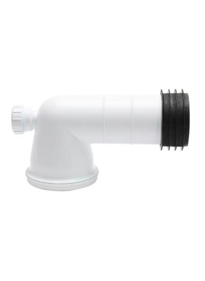 Opella WC Pan 90 Deg Connector With Boss