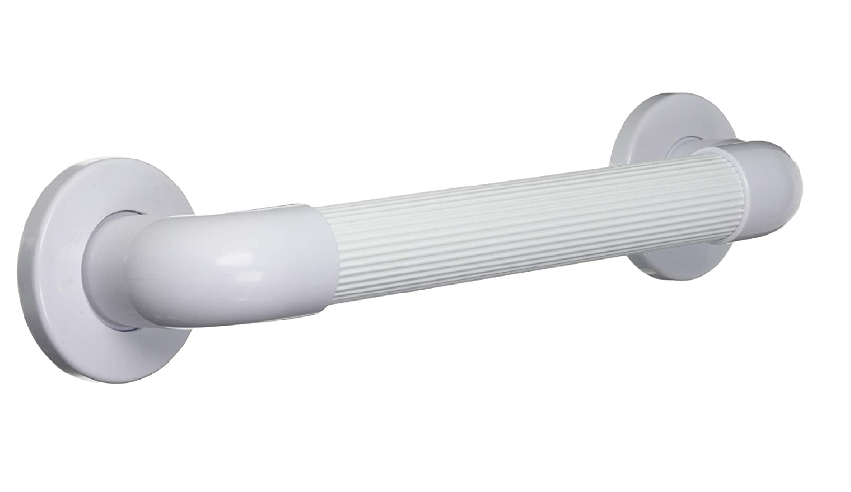 KeyPlumb Bathroom - 300mm White ABS Grab Rail - AA8029-12