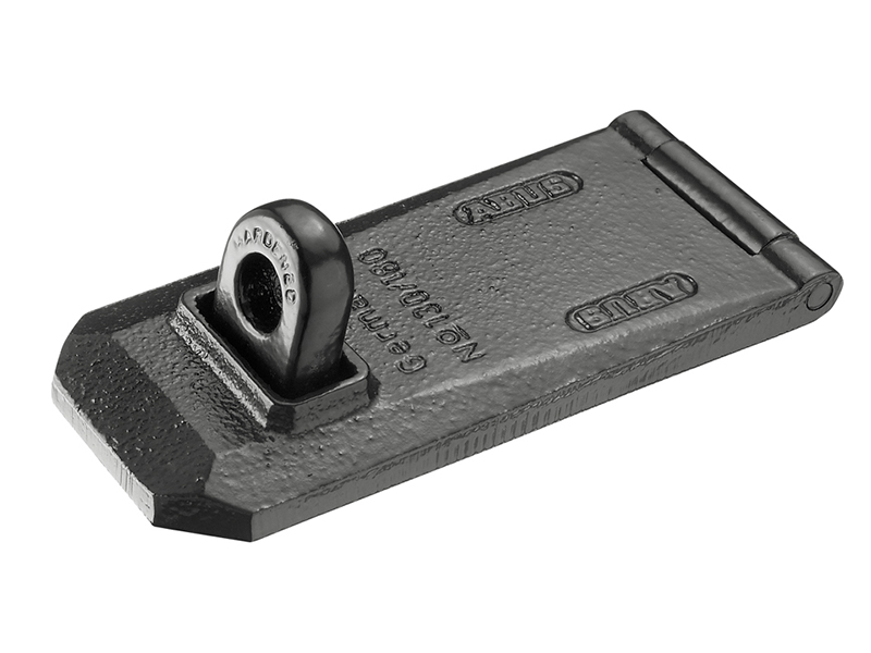 ABUS Mechanical 130/180 GRANIT High Security Hasp &amp; Staple Carded 180mm ABU130180C