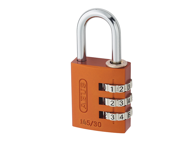 ABUS Mechanical 145/20 20mm Aluminium Combination Padlock Random Colour 46626 ABU14520RC