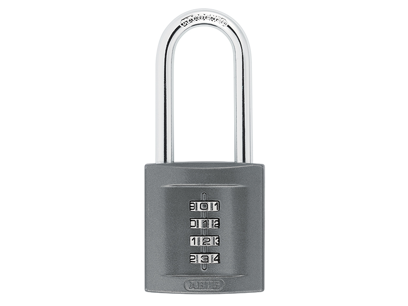 ABUS Mechanical 158/50HB50 50mm Combination Padlock (4-Digit) Long Shackle ABU15850LS