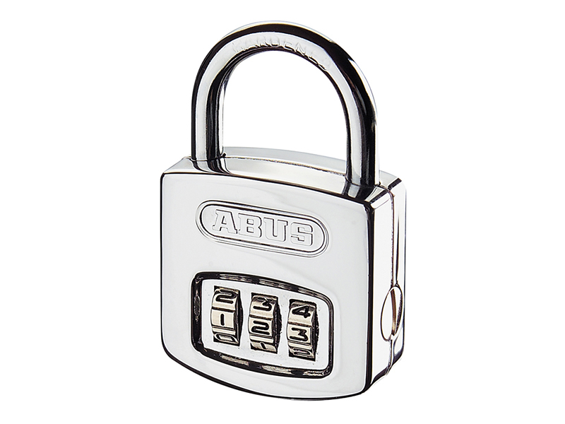 ABUS Mechanical 160/40 40mm Steel Case Die-Cast Body Combination Padlock (3-Digit) Carded ABU16040C