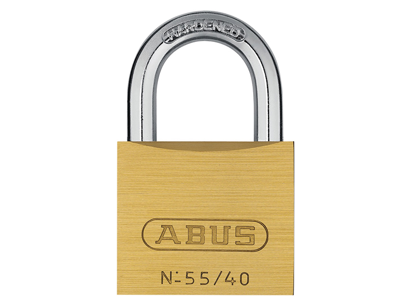 ABUS Mechanical 55/40mm Brass Padlock Carded ABU5540C