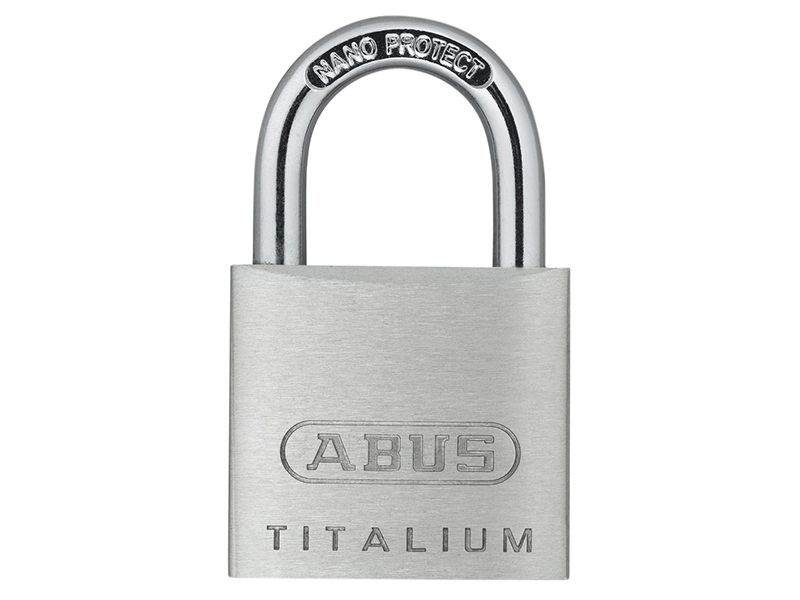 ABUS Mechanical 64TI/30mm TITALIUM Padlock Keyed Alike KA6311 ABUKA56188