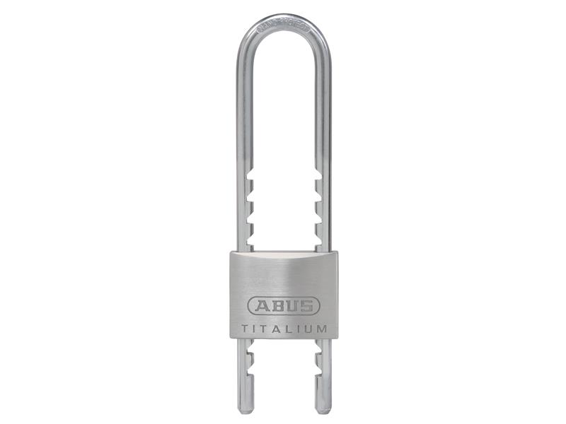 ABUS Mechanical 64TI/50mm TITALIUM Padlock Adjustable Shackle ABU64TI50150