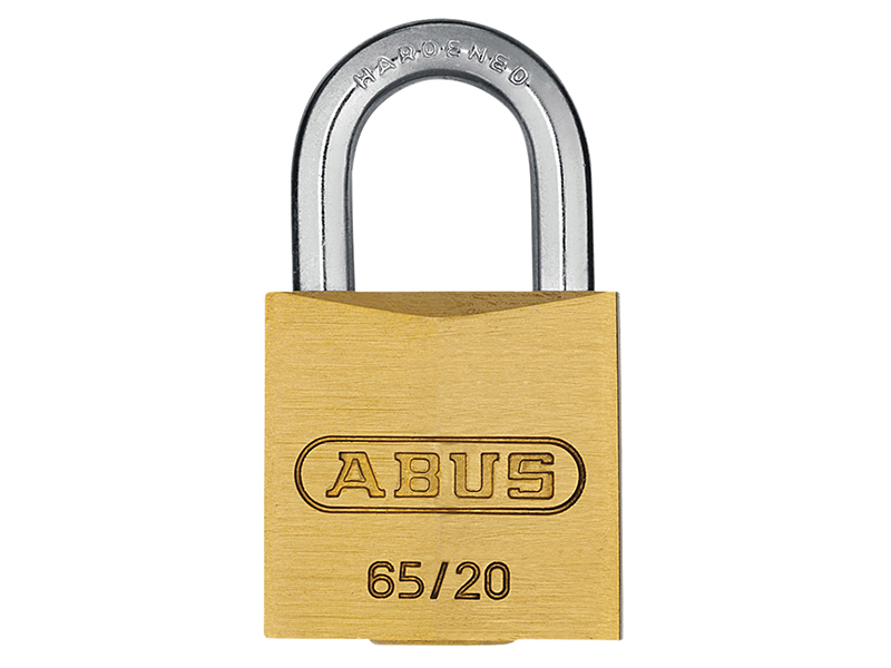 ABUS Mechanical 65/20mm Brass Padlock Keyed Alike 201 ABUKA02321