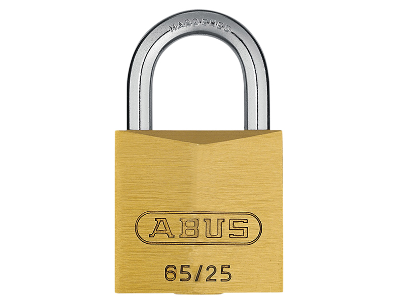 ABUS Mechanical 65/25mm Brass Padlock Keyed Alike 251 ABUKA02327