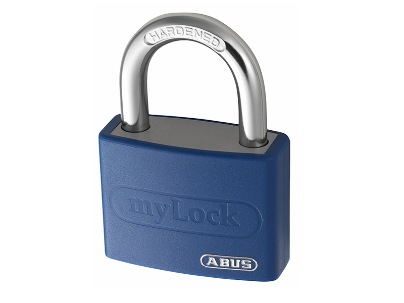 ABUS Mechanical T65AL/40mm My Lock Aluminium Padlock Blue ABU65AL40BLU