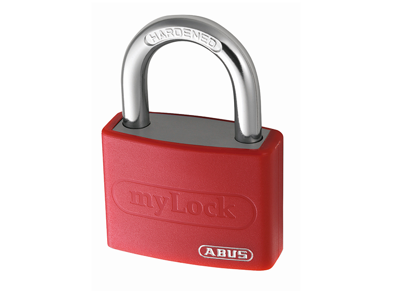 ABUS Mechanical T65AL/40mm My Lock Aluminium Padlock Red ABU65AL40RED