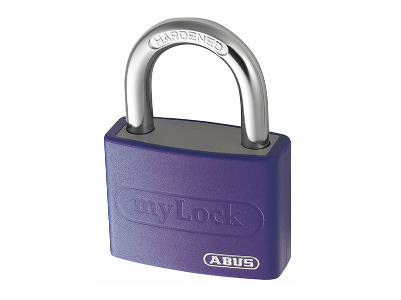 ABUS Mechanical T65AL/40mm My Lock Aluminium Padlock Violet ABU65AL40VIO