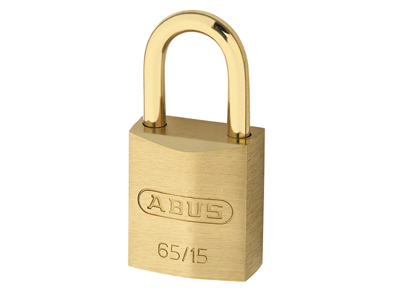 ABUS Mechanical 65MB/15mm Solid Brass Padlock Carded ABU65MB15C