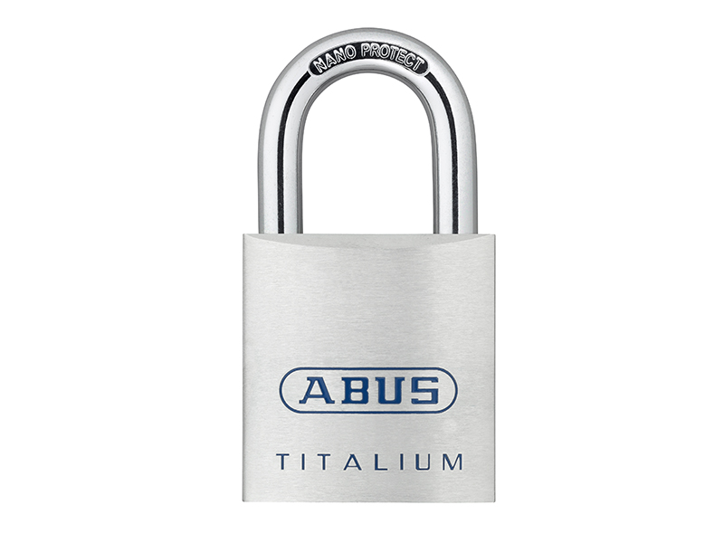 ABUS Mechanical 80TI/40mm TITALIUM Padlock Carded ABU80TI40C