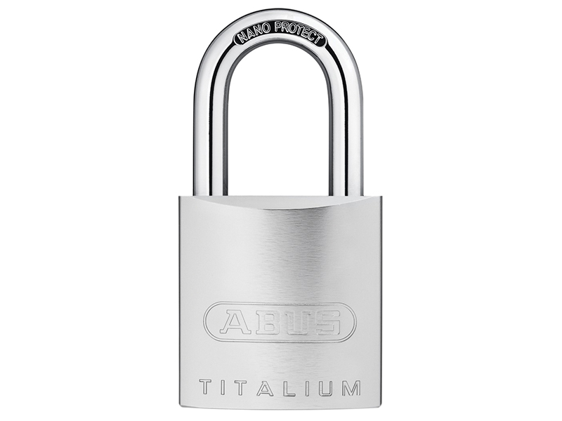 ABUS Mechanical 86TI/45mm TITALIUM Padlock Without Cylinder ABU86TI45