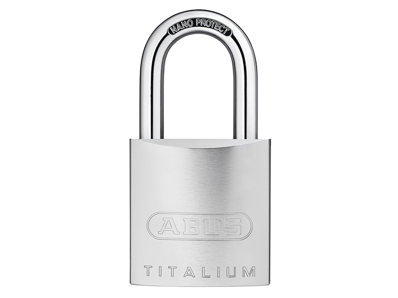 ABUS Mechanical 86TI/55mm TITALIUM Padlock Without Cylinder ABU86TI55