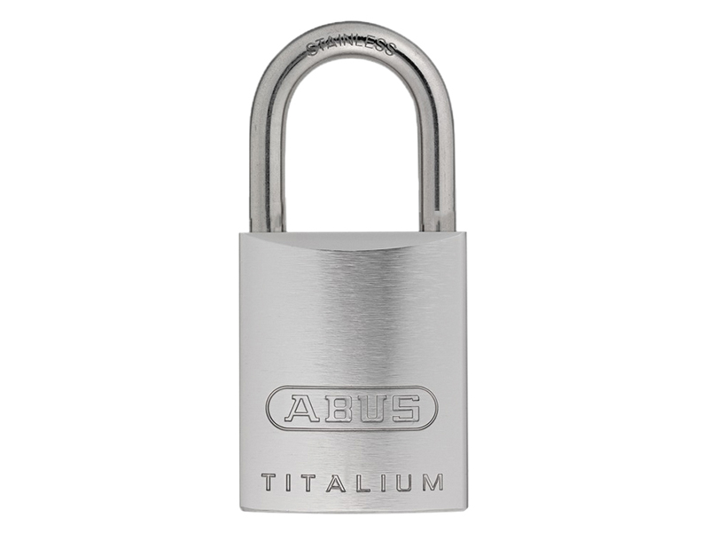 ABUS Mechanical 86TIIB/45mm TITALIUM Padlock Without Cylinder Stainless Steel Shackle ABU86TIIB45