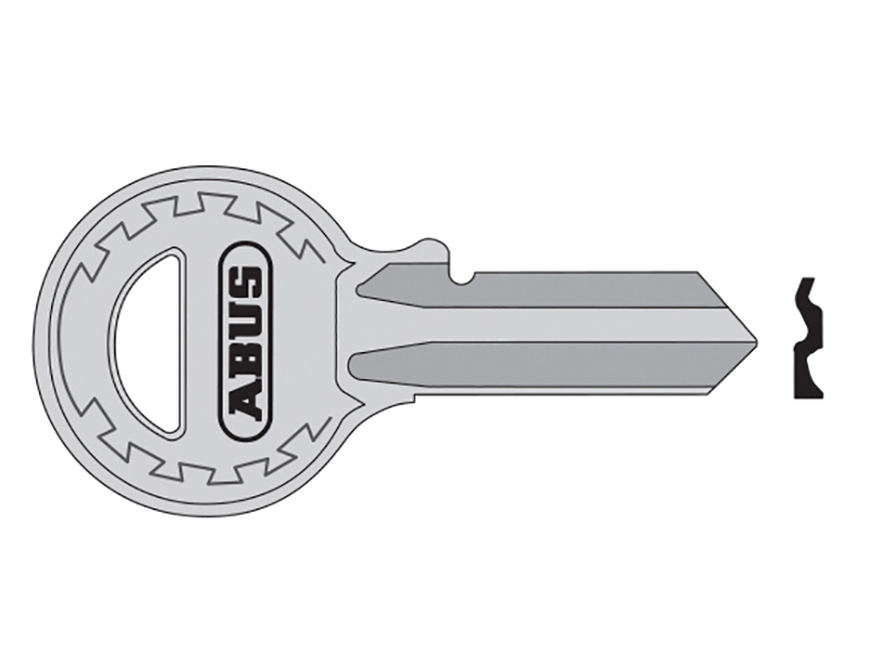 ABUS Mechanical 84/40 40mm R Key Blank ABUKB00681