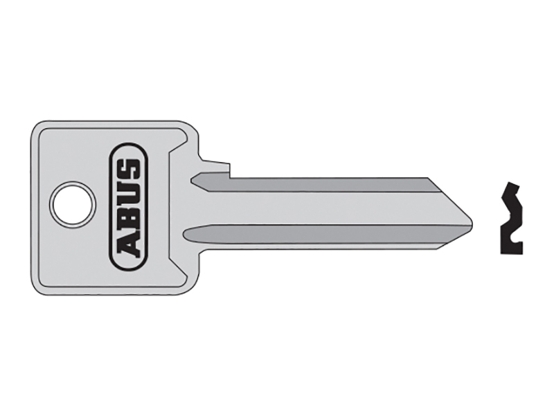 ABUS Mechanical 85/30 30mm Right Hand Key Blank ABUKB02701