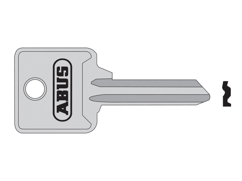 ABUS Mechanical 85/40 40mm Right Hand Key Blank ABUKB02702