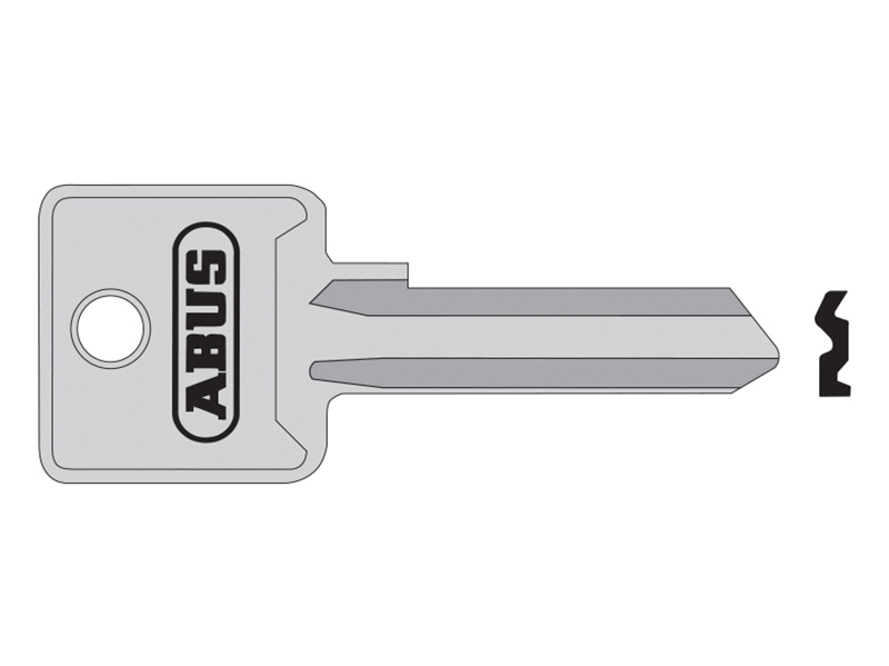 ABUS Mechanical 85/50 50mm +60 Right Hand Key Blank ABUKB02703