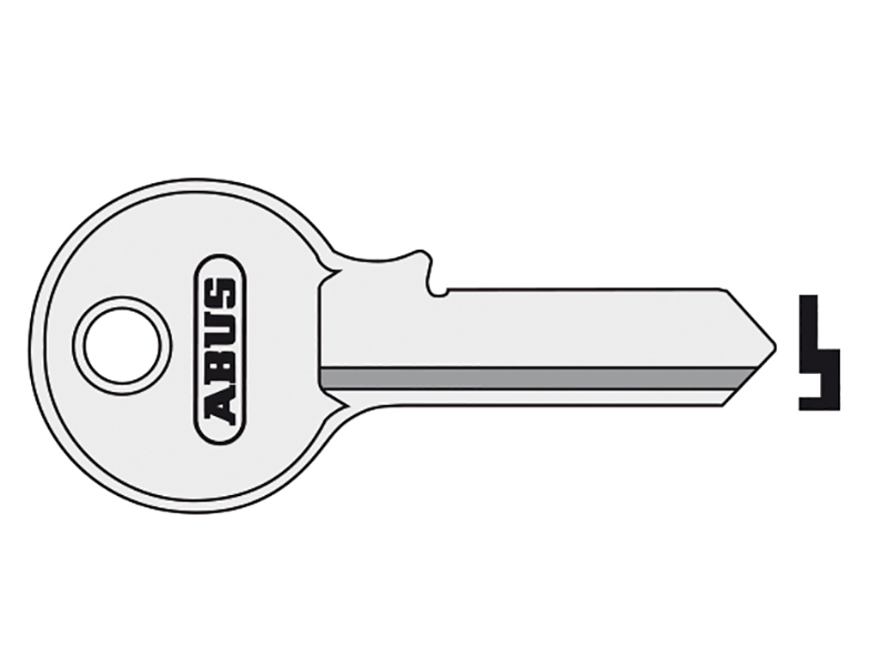 ABUS Mechanical 55/50 50mm Key Blank ABUKB02884