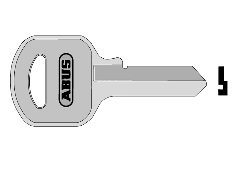 ABUS Mechanical 55/60 60mm Key Blank (K/A Only) ABUKB02885